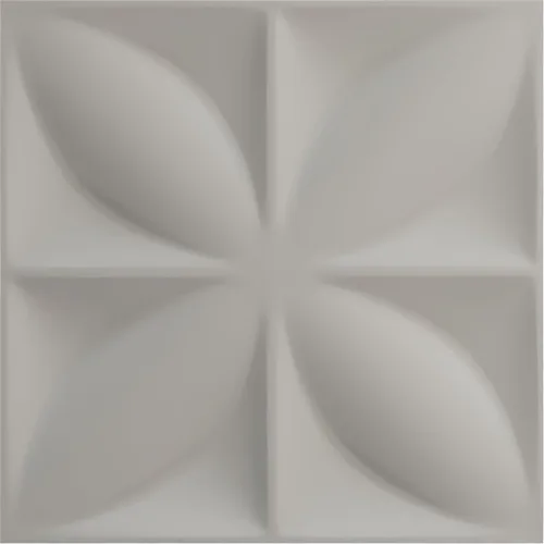Miniatura 5 de Ekena Millwork WP20X20ALWH 19 5/8 pulgadas de ancho x 19 5/8 pulgadas de alto Alexa EnduraWall Decorativo 3D Panel de pared cubre 2.67 pies cuadrados