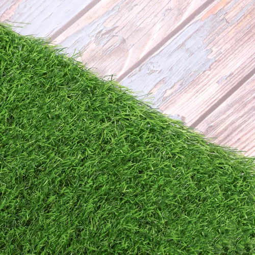 Miniatura 6 de Aneco Camino de mesa de césped artificial, rollo de alfombra de césped sintético de 12 x 36 pulgadas, decoración de mesa de césped para primavera