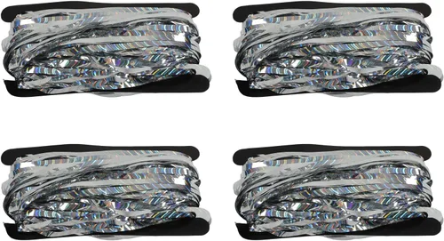 Miniatura 11 de 4 cortinas de fondo Tl, 3.3x6.6 ft reutilizable papel de aluminio Fe, cortina de fondo de fotos para cumpleaños, graduación, Año Nuevo, boda (ld)