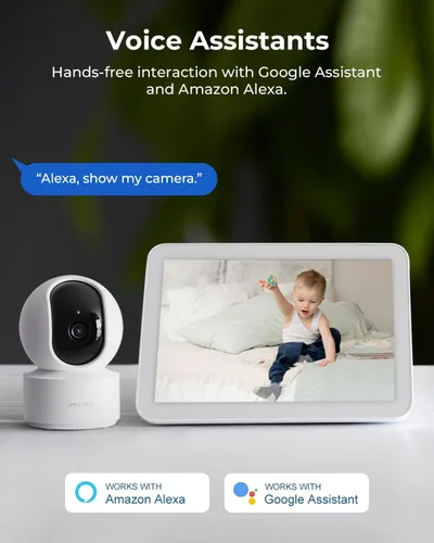 Miniatura 9 de IMILAB Cámara interior de 2.5K, cámara de habitación para dormitorio, perro/mascota/bebé/niñera con aplicación Xiaomi Home, cámara de seguridad