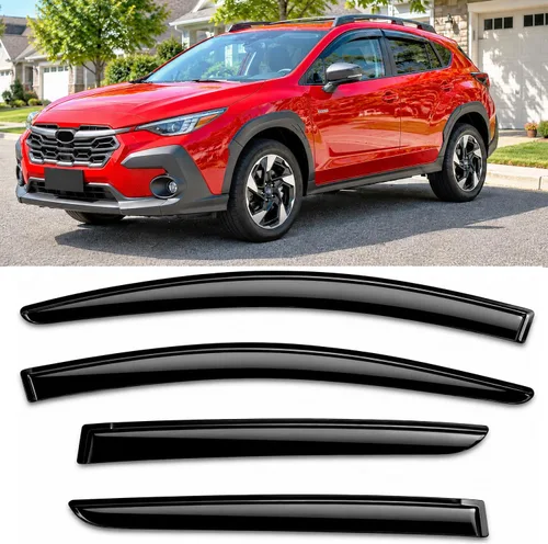 Miniatura 41 de 2013-2018 Protectores de lluvia con cinta adhesiva deflectores de ventana lateral para Toyota RAV4 LE XLE SE Limited Platinum Negro 2014 2015 2016