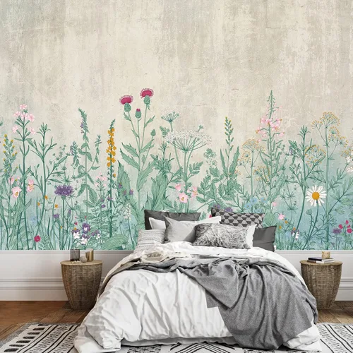 Miniatura 38 de wall26 - Patrón de hojas de fondo sin costuras - Mural de pared extraíble Papel pintado grande autoadhesivo - 66x96 pulgadas obra de arte 16