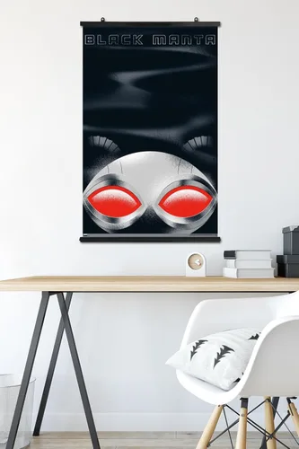 Miniatura 5 de Trends International DC Comics Movie Aquaman y el Reino Perdido - Póster de pared con ilustración de manta negra, 22.37 x 34.00 pulgadas, paquete