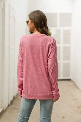 Miniatura 4 de JEYMMI Camisa de manga larga para mujer, estilo casual, para otoño, 2023, para mamá y mamá