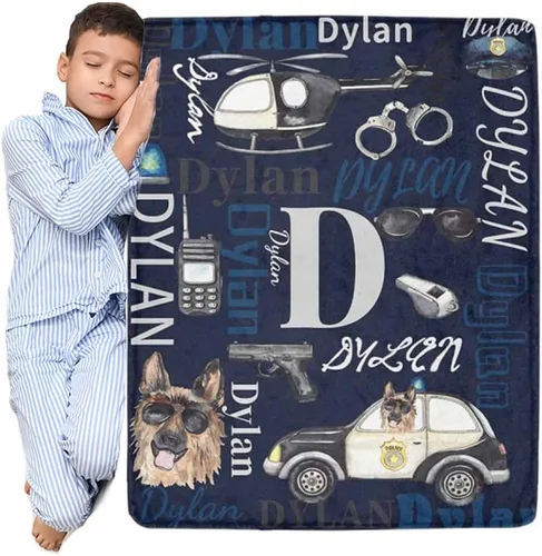 Miniatura 10 de Manta personalizada de camión para niños, manta personalizada para automóvil con nombre, manta suave de dibujos animados para regalo de Navidad
