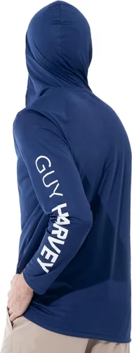 Miniatura 2 de Guy Harvey Sudadera con capucha de manga larga para hombre UPF 50+