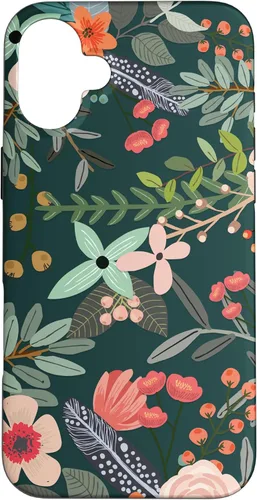 Miniatura 22 de Funda con diseño floral botánico de jardín colorido para iPhone 13