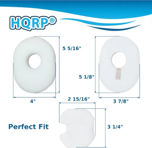 Miniatura 4 de HQRP Paquete de 2 filtros de espuma y fieltro XFFV300 de repuesto para aspiradoras verticales ultraligeras Shark Rocket Deluxe UV450 UV450_26 HV300