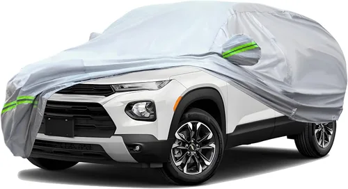 Miniatura 44 de TUCAREST - Funda de auto completa de 6 capas de alta calidad, diseño de cremallera de carcasa dura, impermeable, resistente a la intemperie