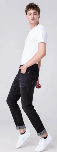 Miniatura 3 de Plaid&Plain Jeans ajustados para hombre