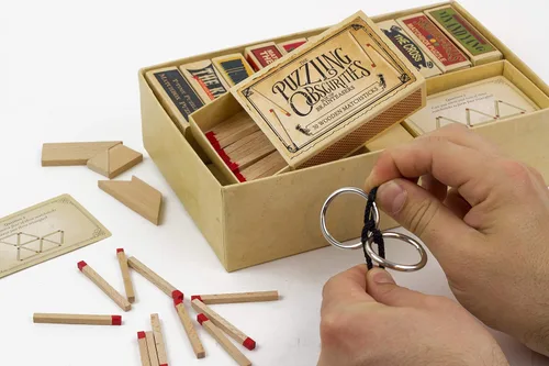 Miniatura 4 de La caja de obscurities de rompecabezas 10 rompecabezas de caja de cerillas y 50 desafíos