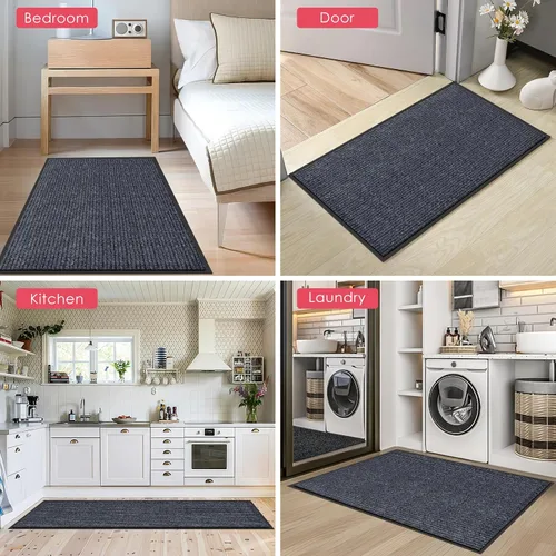 Miniatura 5 de Kuyal Tapete para Puerta Delantera, 2'x3' Tapetes de Entrada para Interiores y Exteriores, Tapetes de Entrada Comercial Interior Exterior, Tapete