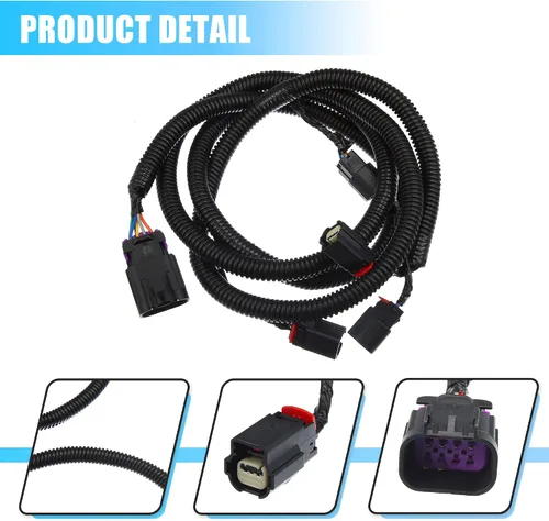 Miniatura 4 de X AUTOHAUX Conjunto de Cables de Sensor de Aparcamiento Trasero Compatible con Chevy Suburban Tahoe para GMC Yukon para Cadillac Escalade 22899761