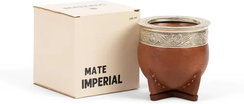 Miniatura 2 de Materos Juego de taza y bombilla de Yerba Mate – Taza de acero inoxidable de doble pared con popote Bombilla y cepillo de limpieza, calabaza de té