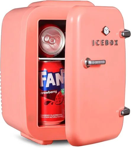 Miniatura 8 de ICEBOX Refrigerador compacto de 1.7 pies cúbicos, refrigerador pequeño certificado ENERGY STAR, mini refrigerador de una sola puerta con Verde menta