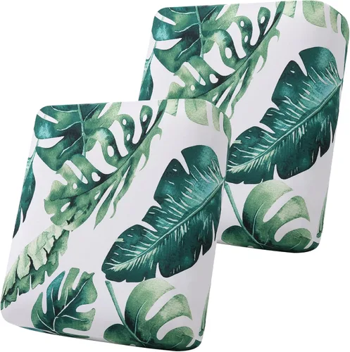 Miniatura 41 de Smiry Fundas de cojín de sofá estampadas, fundas elásticas suaves para sofá, fundas de sofá lavables antideslizantes, protector de muebles para Beige