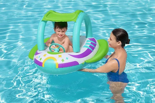 Miniatura 17 de Bestway Flotador inflable para niños Flotador inflable para piscina, flotador de natación, juguetes de piscina para niños y niñas