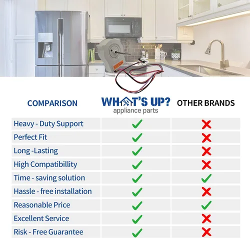 Miniatura 6 de What's Up? 4681JB1027C Refrigerador Evaporador Motor de Ventilador Pieza de Repuesto para Refrigeradores LG Kenmore Reemplaza 4681JB1027V
