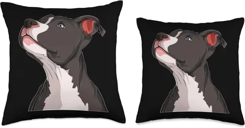 Miniatura 3 de Dogs Pitbull Pit Bull Dog Love Dog Owner American Pit Bull Pitbull Terrier - Almohada canina para cabeza de perro, 18 x 18 pulgadas, multicolor