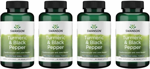Miniatura 9 de Swanson Suplemento antioxidante prémium de cúrcuma y pimienta negra para adultos activos que buscan apoyo para las articulaciones, la digestión