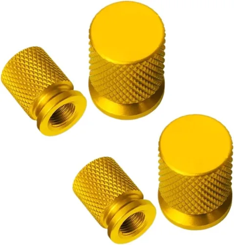 Miniatura 14 de 4Pcs Compatible with Car Decor Airdust Waterproof Car Wheel Tire Valve Caps Airdust Covers(Army Green)
