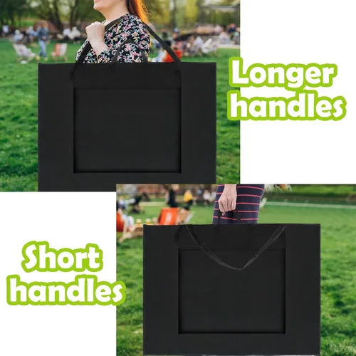 Miniatura 4 de BUSOHA - Bolsa grande de portafolio de arte con hombro de nailon, 24 x 36 pulgadas, ligera, impermeable, para guardar carteles, carpeta