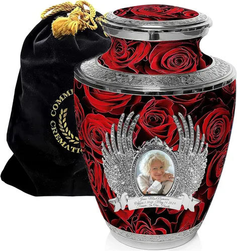 Miniatura 20 de Urnas de Cremación Conmemorativas para Cenizas Humanas Adultas Femeninas - Urnas Personalizadas y Decorativas para Mujeres - Urnas Bellamente Hechas