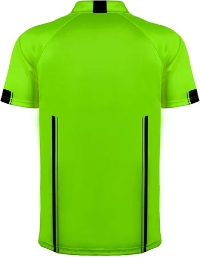 Miniatura 3 de Camisa de árbitro para hombre, camiseta de árbitro de fútbol amarillo/verde, camiseta oficial de árbitro de fútbol profesional para hombre