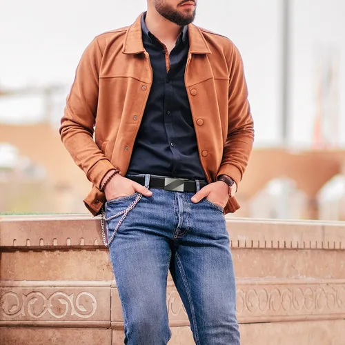 Miniatura 3 de MARIO TREVI Cinturón reversible de cuero para hombre 2 en 1 con caja de regalo ribete a ajuste para vestido formal jeans pantalones negro y marrón