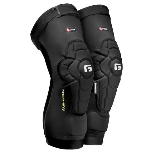 G-Form Pro-Rugged - Rodilleras de 2 MTB – Rodilleras de compresión para protección, cómodas para hombres y mujeres, protectores transpirables y