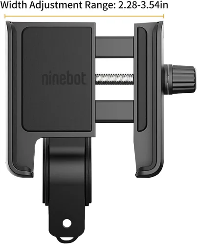 Miniatura 2 de Soporte de teléfono para Segway Ninebot MAX G30 F20 F30 F40 Scooter eléctrico, ajustable eMoped para manillar de bicicleta, soporte de teléfono