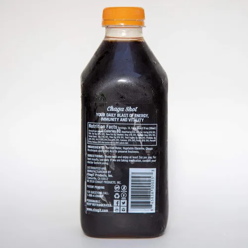Miniatura 3 de Chagit Chaga Mushroom Shot, extracto líquido de hongos chaga cosechado en la naturaleza, listo para beber (mejor que el polvo, el té o las cápsulas)