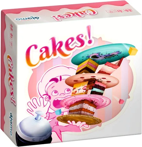 ZGZZPETT Atomo Games Cakes! El juego de mesa | Juego de Mesa Infantil para Niños a Partir de 5 Años | Juego para Fiestas y Cumpleaños