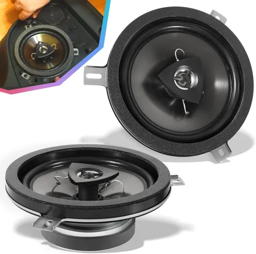 sixcow Paquete de 2 Altavoces de Repuesto Mejorados para Jeep Wrangler JK JKU 2007-2018, 77KICK10