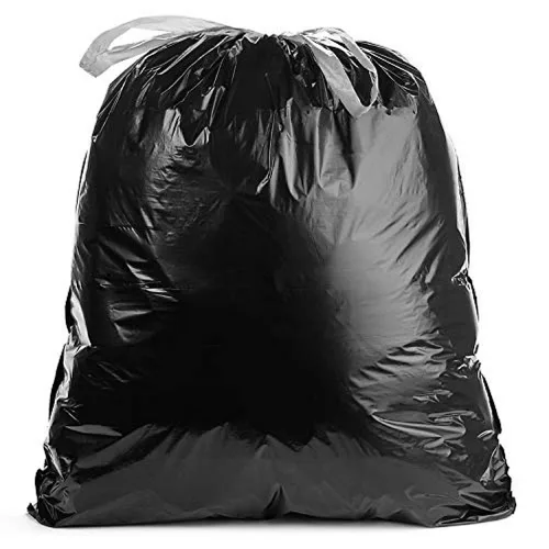 Miniatura 7 de Ultrasac Bolsas de basura negras grandes y resistentes con cordón de 33 galones, 1.4 milésimas de pulgada de diámetro, 33.5 x 38 pulgadas, paquete
