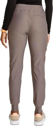 Miniatura 5 de Cherokee Form CK092 - Pantalón médico para mujer, tiro medio, pierna cónica, con cordón