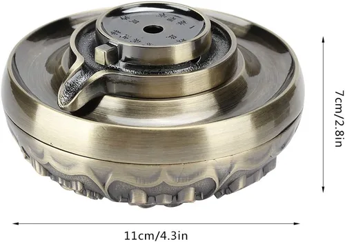 Miniatura 6 de Incienso Aleación de Zinc Metal - para Sándalo - Artesanía Doméstica Suministros Religiosos - para Decoración del Hogar Artesanía