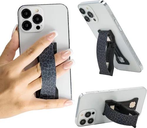 Miniatura 56 de LOVEHANDLE PRO Premium Phone Grip - Correa de silicona para teléfono - Soporte magnético para teléfono y soporte para teléfono inteligente y tableta