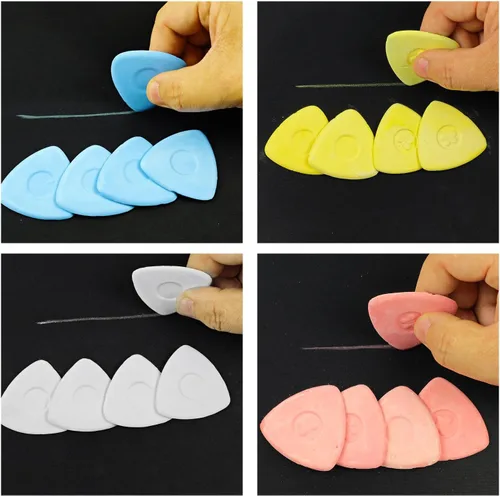 Miniatura 6 de Tiza de Sastre para Costura Marcador de Tela de Sastre Tiza para Acolchado, Accesorios de Suministros de Costura (10 Piezas)