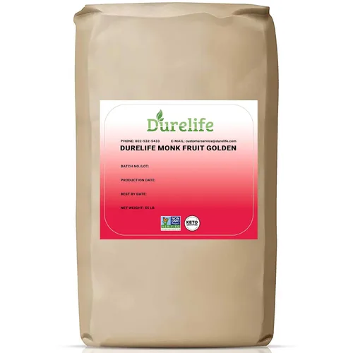 Miniatura 14 de DureLife Edulcorante de Fruta del Monje, Clásico - Sustituto del Azúcar Blanco, Compatible con Dieta Keto, Reemplazo de Azúcar 1:1, Cero Calorías