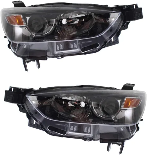 Miniatura 8 de Para Mazda CX-3 Montaje de faros delanteros 2016 2017 2018 Lado del conductor Halógeno CAPA MA2518173 DB4N510L0
