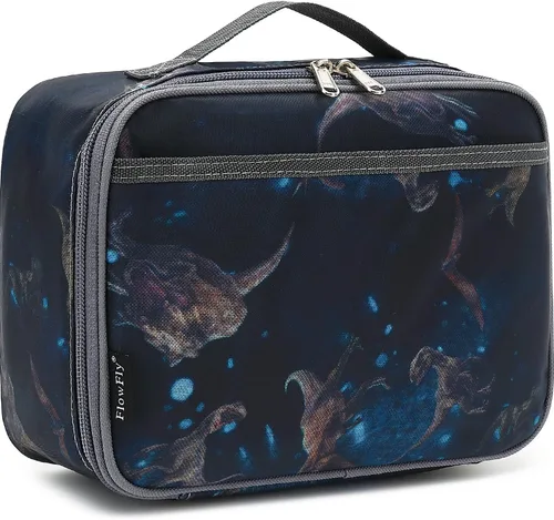 Miniatura 27 de FlowFly Lonchera para niños, bolsa suave aislada, mini hielera para el regreso a clases, kit de bolsa térmica para comidas, para niñas, niños, fútbol
