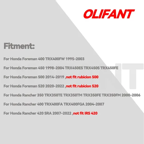 Miniatura 2 de Zapata de freno trasero para Honda Rancher 350 400 420 Honda Foreman 400 450 500 520 06430-HN0-A20 06430-HN0-A30