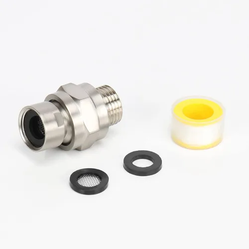 Miniatura 8 de NearMoon Adaptador de bola giratoria para cabezal de ducha, conector de ducha de latón macizo, junta esférica, componente de extensión universal