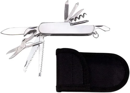 Miniatura 2 de Silver Star - Cuchillo multiherramienta de acero inoxidable con 15 funciones