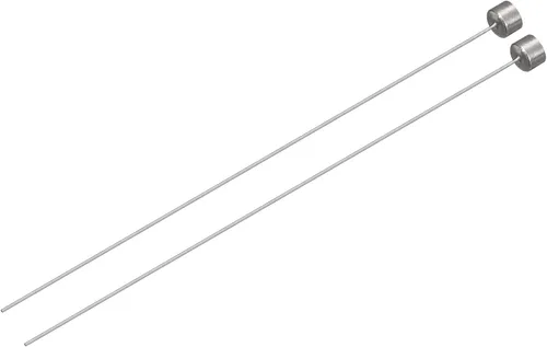 Miniatura 16 de uxcell Pasadores eyectores rectos, 0.256 in (1/4") Dia. Punzón de punta redonda de acero 65Mn 100mm (4") de largo para mantenimiento mecánico 2