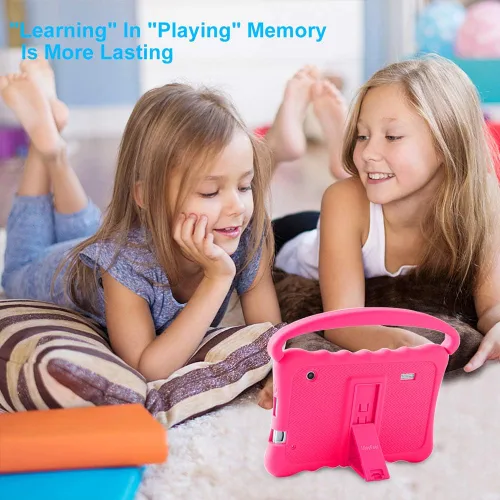 Miniatura 2 de Tabletas para niños de 7 pulgadas, tableta para niños pequeños con WiFi, tableta infantil de edición para niños con cámara dual, tabletas para niños