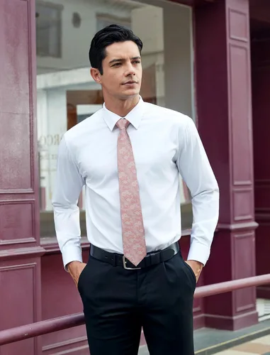 Miniatura 130 de Corbatas florales tejidas clásicas para hombre, corbata cuadrada de bolsillo, corbatas formales para hombres, boda con pañuelo