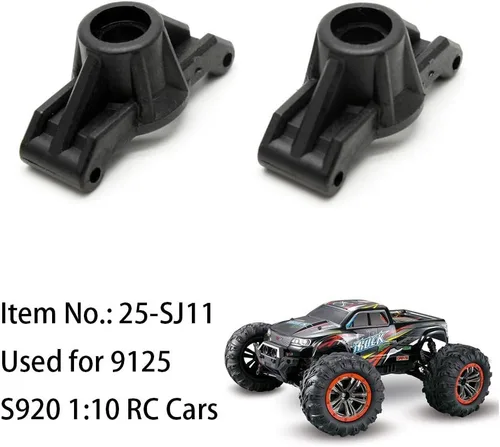 Miniatura 4 de 1:10 RC Cars 920-SJ11 Hub de dirección trasera 9125 S920 Piezas de repuesto 25-SJ11 LG-SJ11 Compatible con 1:10 9125 S920 S921 RC Car (2 piezas)