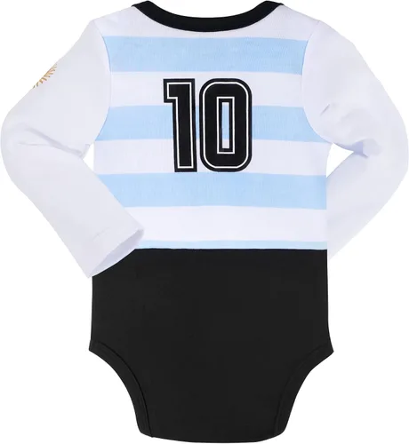 Miniatura 8 de Cnins Body deportivo para bebé, de manga larga, con temática de fútbol, unisex, para bebés de 0 a 18 meses